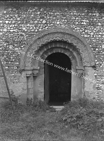 BRITISH MUSEUM SURVEY CHURCH NORMAN DOORWAY